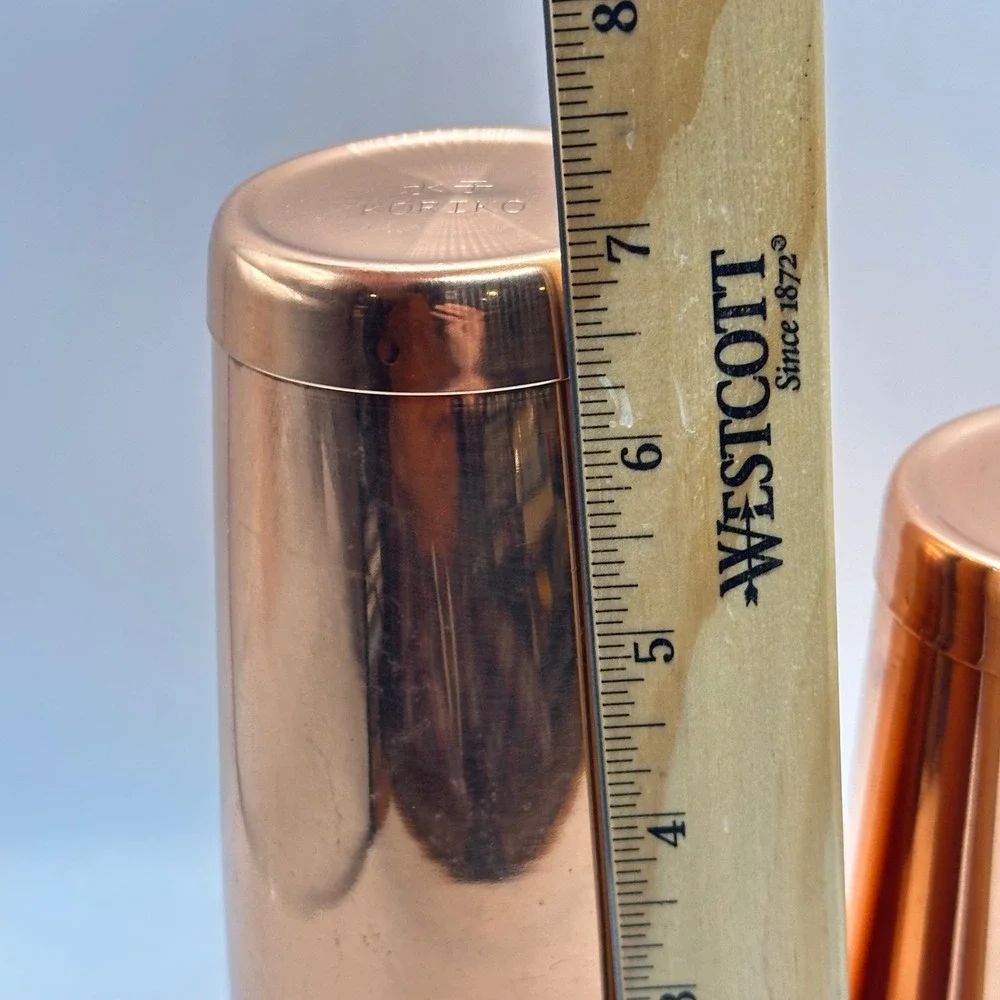 Empress 1908 Gin Koriko Copper Weighted Boston Cocktail Shaker Set 2 Piece